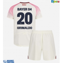 Bayer Leverkusen Alejandro Grimaldo #20 Gostujuci Dres za djecu 2025-26 Kratak Rukav (+ Kratke hlače)